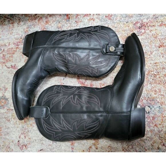 Roper Sidewinder Men's Leather Boots 10.5 - Picture 4 of 11